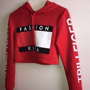 Fashion Killa "Trillfiger" Cropped Graphic top